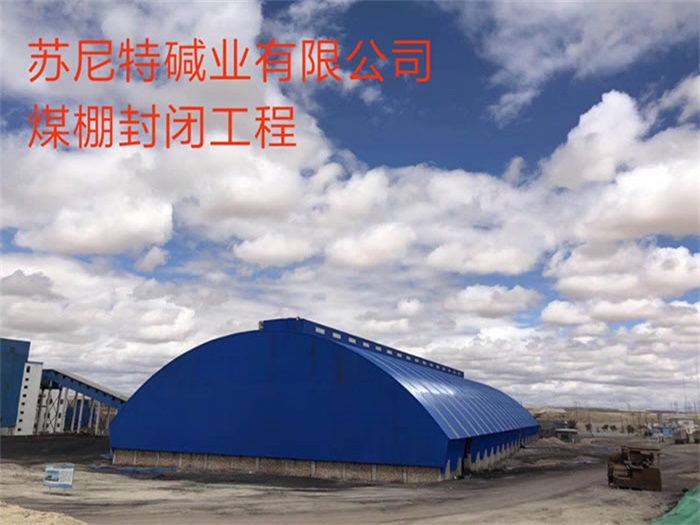 松原碱业有限公司煤棚封闭工程
